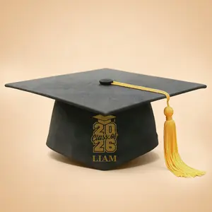 Personalized Graduation Cap with Embroidered Name – Custom Grad Hat Gift
