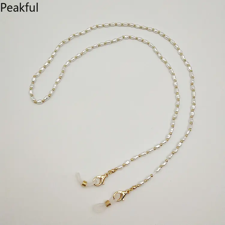 New Pearl Beads Chain Holder Glasses Chain Handmade Mask Chain Straps for Glasses Accessories