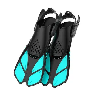 Adult Adjustable Dive Flippers, Swim Flippers for Diving, Frog Shoes for Swimming, Comfortable and Secure Footwear for Water Activities