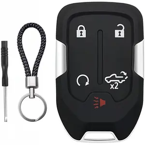 Key Fob Cover for Chevy Silverado & GMC Sierra – 5 Button Case