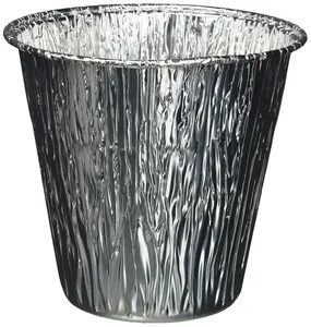 212 MAIN Disposable Aluminium Bucket Liner, Pack of 6, with Embossed Logo