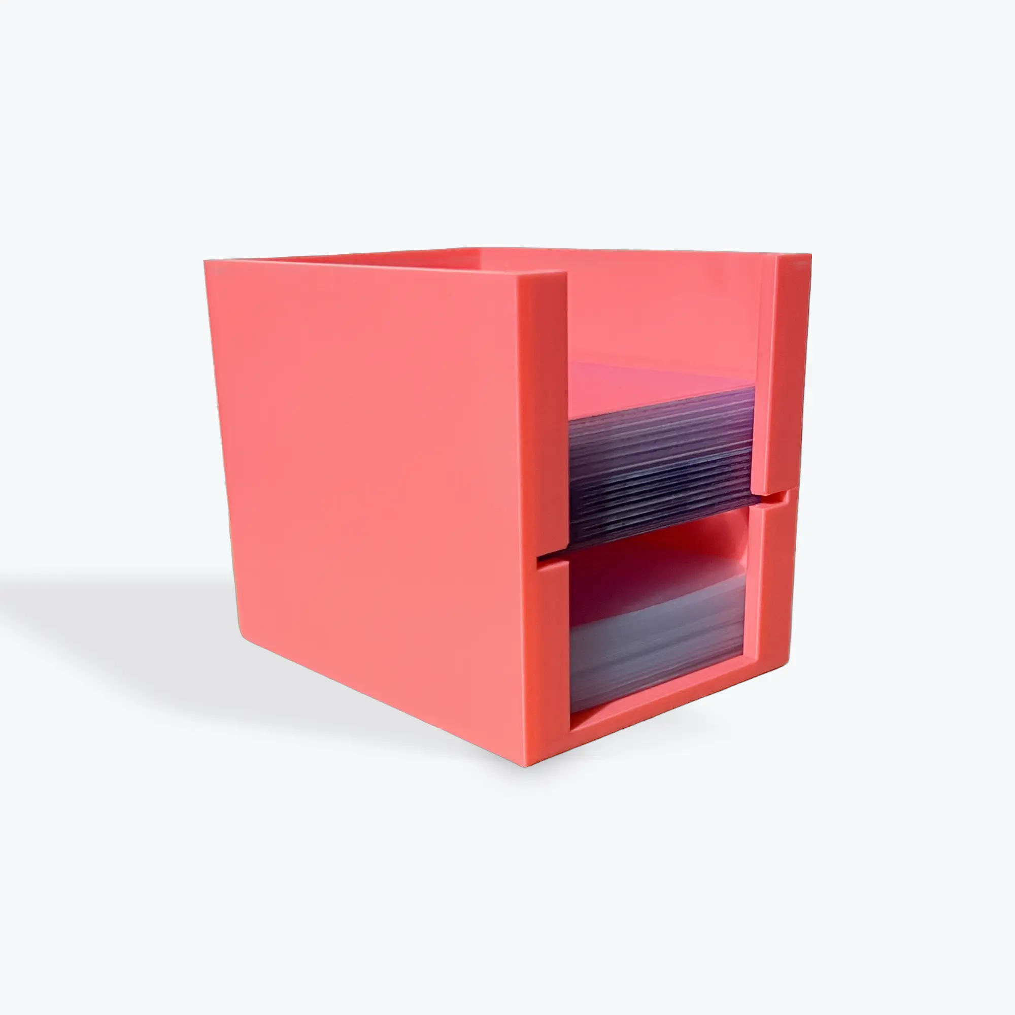 Penny Sleeve & Toploader Dispenser from Trainer Tools - Original Toploader Tower TM - Trading Card Organizer - Sakura - Custom Made 3D Printed Collectible Storage Trading Card Organizer for KPop Pokémon Lorcana TCG One Piece Sports Cards Collectors