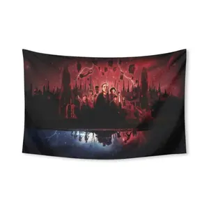 Stranger Things Tapestry Funny Tapestries Durable Man Cave Wall Flag for College Dorm Room Decor Outdoor Party Banner Tree Designwall decor flags