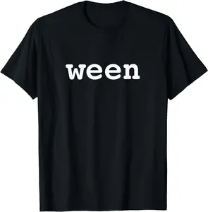 100% Cotton ween Funny Halloween T-Shirt | Pair With hallo T-Shirt