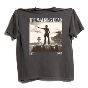 The Walking Dead Group T-Shirt, Rick Grimes, Daryl Dixon