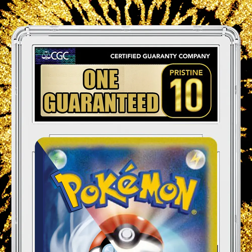 One Pristine 10 CGC Graded Pokémon Slab
