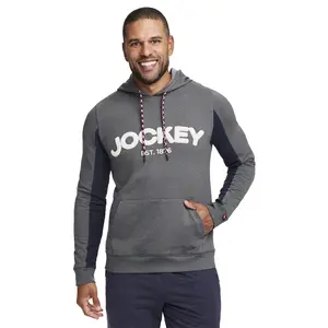 Jockey Men's Lightweight Cotton Blend Fleece Hoodie