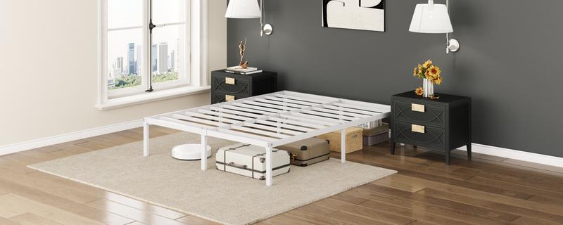 SHA CERLIN Heavy Duty Metal Bed Frame, 14"/18" Height Platform Bed Base, Twin/Full/Queen/King Size Steel Slats Support,No Box Spring Needed,Queen Bed Frame Twin Bed Frame#ChristmasGifts#TikTokShopBlackFriday SHA CERLIN Heavy Duty Metal Bed Frame, 14"/18" Height Platform Bed Base, Twin/Full/Queen/King Size Steel Slats Support,No Box Spring Needed,Queen Bed Frame Twin Bed Frame#ChristmasGifts#TikTokShopBlackFriday