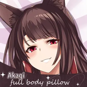Anime Dakimakura Japanese Otaku Waifu Life Size Doublesided Print Hugging Body Pillov Cover Azur Lane Akagi
