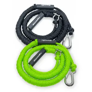 WAVESRX AnchorMate BowTether Bungee Line | Boat Bungee Dock Lines for Boats, PWCs & Kayaks | Absorbs Shock from Swells & Wind, Prevents Anchor Dislodging | Perfect for Anchoring, Mooring & Tethering