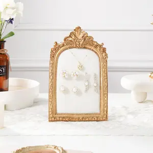 Elegant Resin Jewelry Display Stand, Vintage Arch Design, Multiple Sizes Available, Perfect for Necklaces Bracelets Earrings Storage