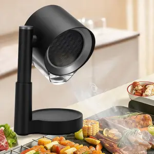 Portable Range Hood, 2026 Upgraded Desktop Exhaust Fan with 3 Filter System, Countertop Range Hood 3-Speed, Angle-adjust, Low Noise, Detachable Filter & Oil Collector, Washable, for BBQ, Hot Pot, RV