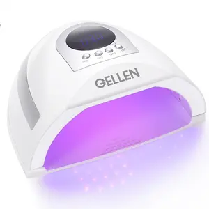 Gellen UV Nail Lamp, 268W UV Light - Nails Professional Fast Curing Nail Dryer Acrylic Gentle