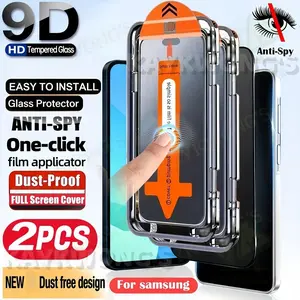 KAYKWONG'S 2-Piece Full Coverage Anti-Spy Film for Samsung Galaxy S25 Ultra/s26 Ultra/s24 Ultra, 6.9 Inch, Finger Print Resistant, Easy Installation, Gift Idea