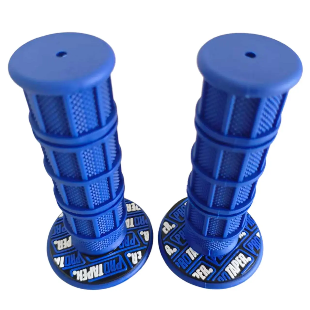 2 PCS Functional Motorcycle Grips - Anti-Slip Rubber Thruster Shape Motorcycle Accessories, Ergonomic Unisex 7/8" Hand Bar Ends, Universal Comfortable Handlebar Grips for Dirt Bike ATV Off-Roading