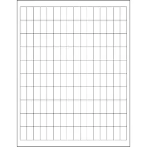 Tape Logic  0.5 x 1 in. White Rectangle Laser Labels - Pack of 16000