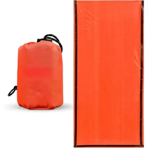 Emergency Sleeping Bag – Ultralight, Waterproof Mylar Thermal Bivy Sack Tent for Hiking, Bug-Out Bags, Survival Kits