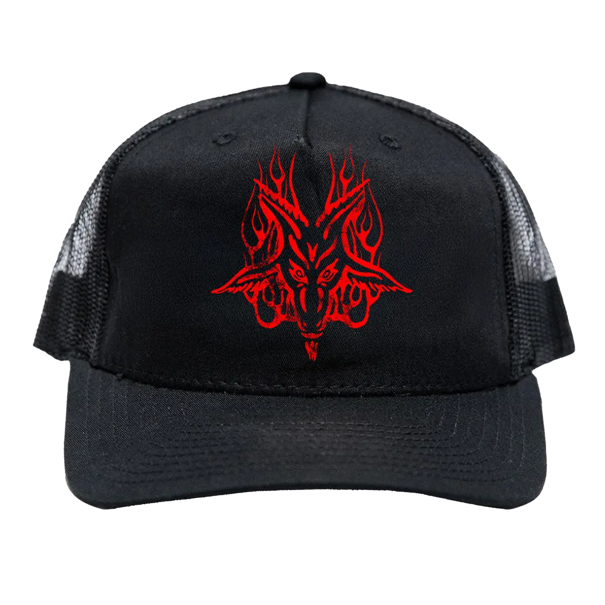 Red Baphomet Trucker Hat