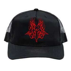 Red Baphomet Trucker Hat