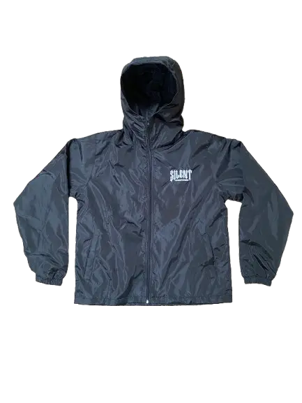 SS25 BLACK WINDBREAKER JACKET SS25 BLACK WINDBREAKER JACKET
