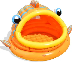 Myrtle Beach Fun Little Toys Inflatable Shade   with Whale Canopy, Baby  for Indoor & Outdoor Use, Swimming  with Baby Beach Tent kiddie pool