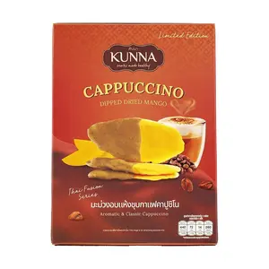 KUNNA Cappuccino Coffee Dried Mango 108g - Limited Edition Thai Snack, Popular Mango Chips