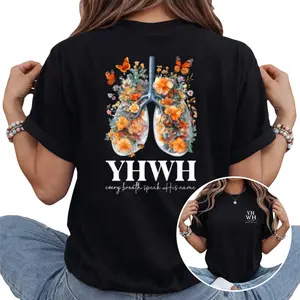 YHWH Tee for Christians – Humorous Yahweh Graphic Short Sleeve Tshirt
