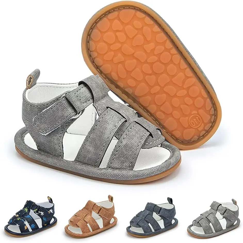 A01/Gray With Rubber Sole