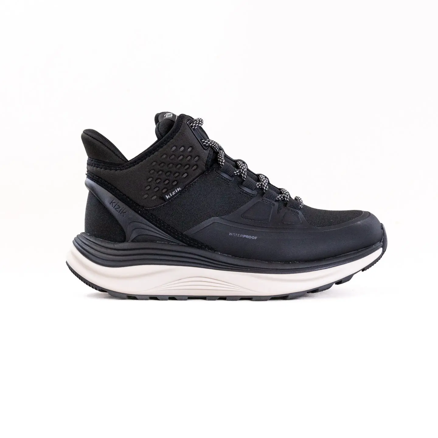 Kizik London AT Mid Waterproof (Women's) - Black/Whitecap Grey