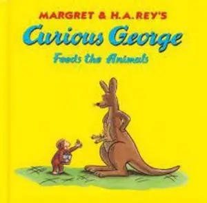 USED Book - Curious George Feeds the Animals by Margret Rey (Hardcover) - english