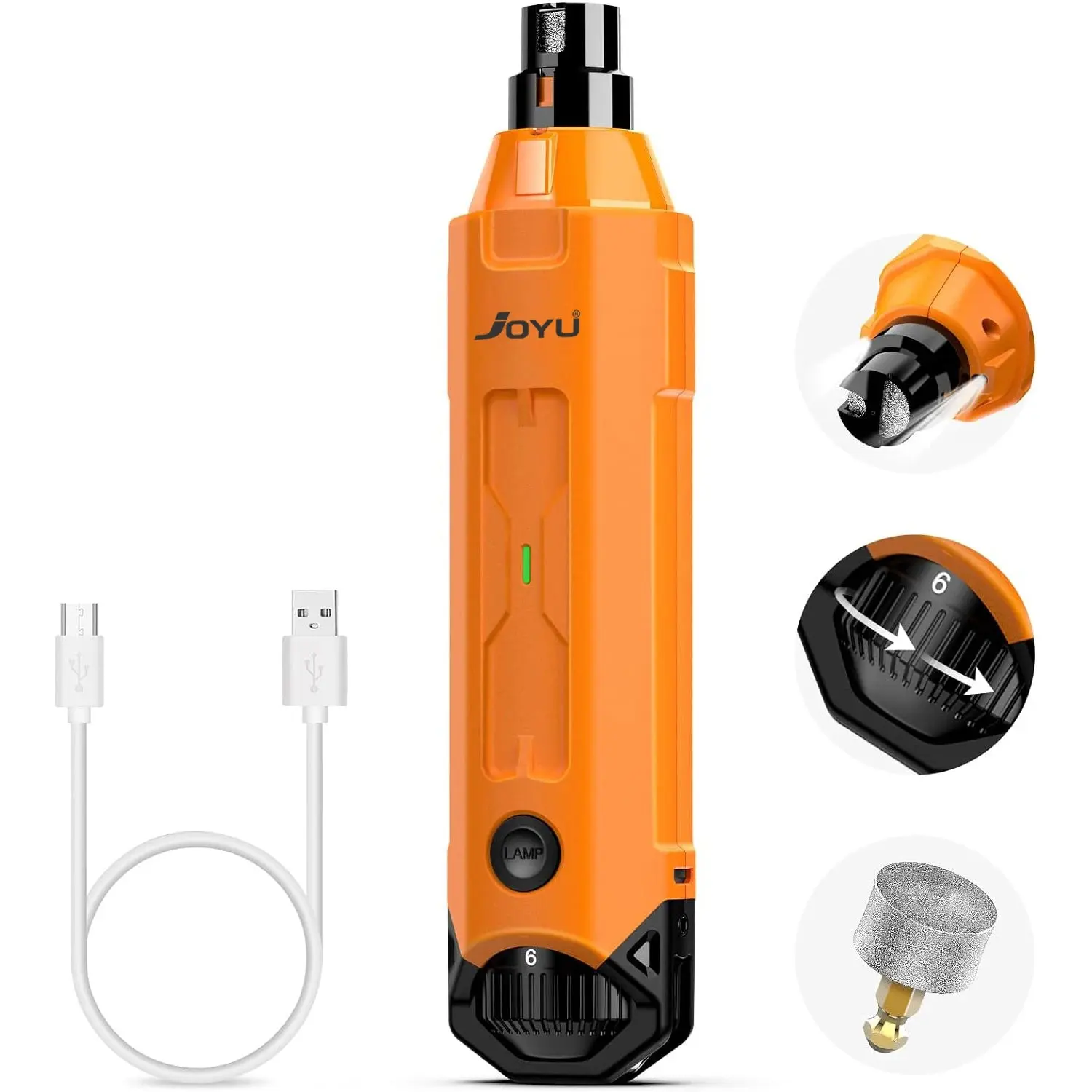 SmoothTrim Pro – Painless 6‑Speed Nail Shaper, Low‑Noise Motor, Ideal for Sensitive Pets