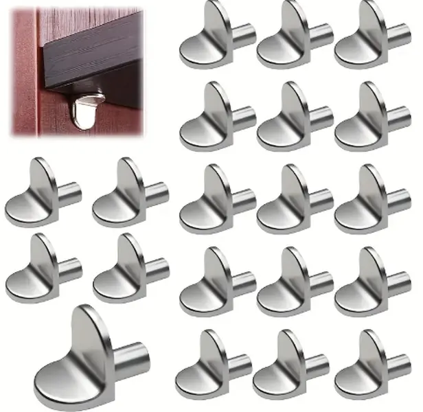 Alloy Shelf Support Pegs, 10 Pieces