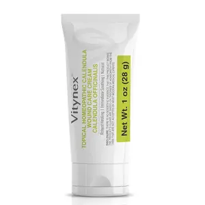 Vitynex Calendula Wound Care Cream – Natural Healing Ointment for Cuts, Burns, Scars & Skin Repair | Fast-Absorbing, Soothing First Aid Cream | 1 oz