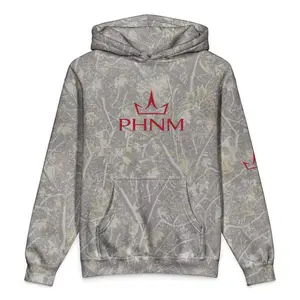 PHNM Crown OX Blood & Camo Heavyweight Hoodie