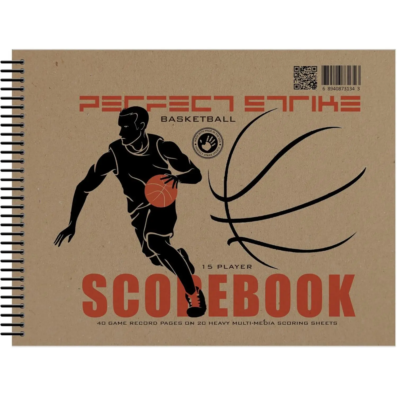 Basketball Scorebook with Rules and Scoring Instructions : Side-by-Side. Heavy Duty Score Keeping Book. Great for  and Adult Basketball.