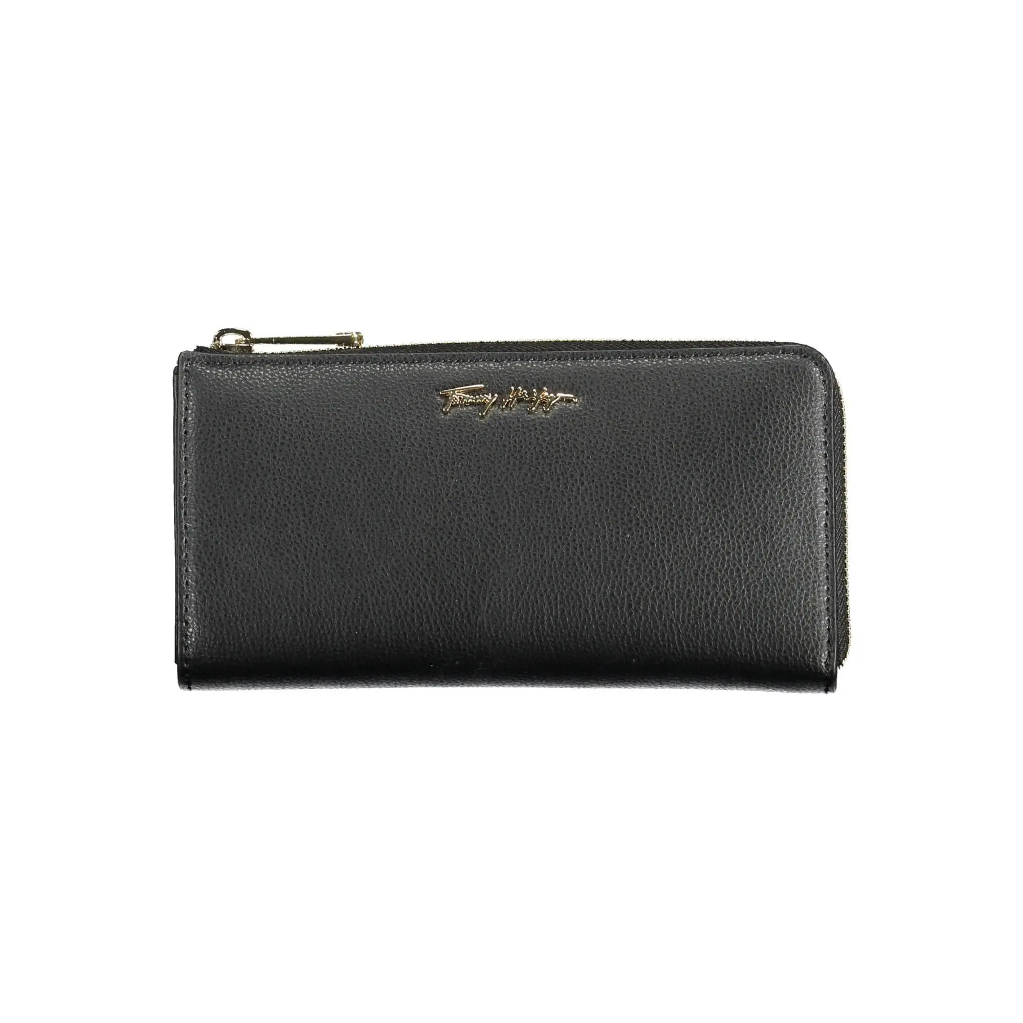 Tommy Hilfiger Black Polyurethane Wallet