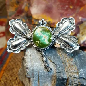 Turquoise Dragonfly Ring by Darrell Cadman GJ-RNG-2006 Size 9