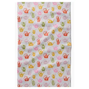 Retro Watering Cans Tea Towel