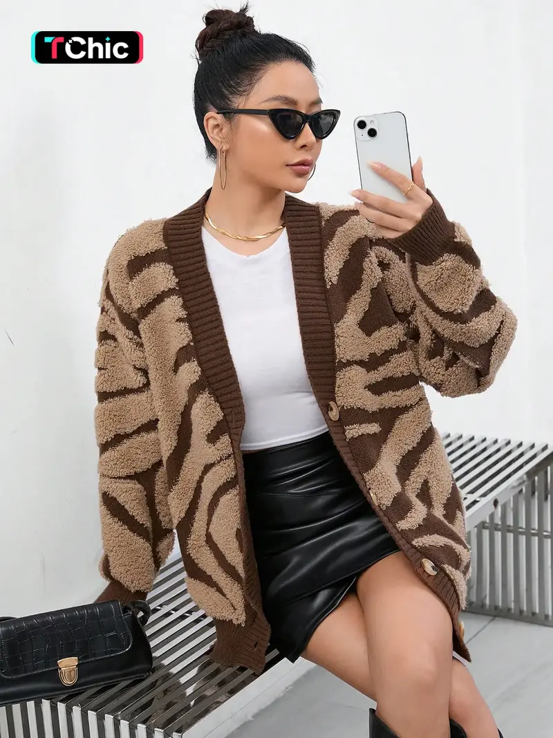 zebra cardigan - TikTok Shop