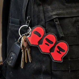 [Keychain] Hooligan Keychain, Cute Kpop Gang Cartoon Character Aesthetic Gift for Fans