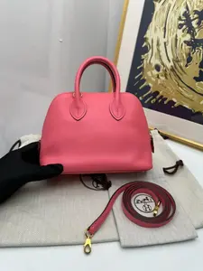 Pre-owned Hermes Leather Shoulder Bags Preloved Hermès mini bolide evercolor 109401