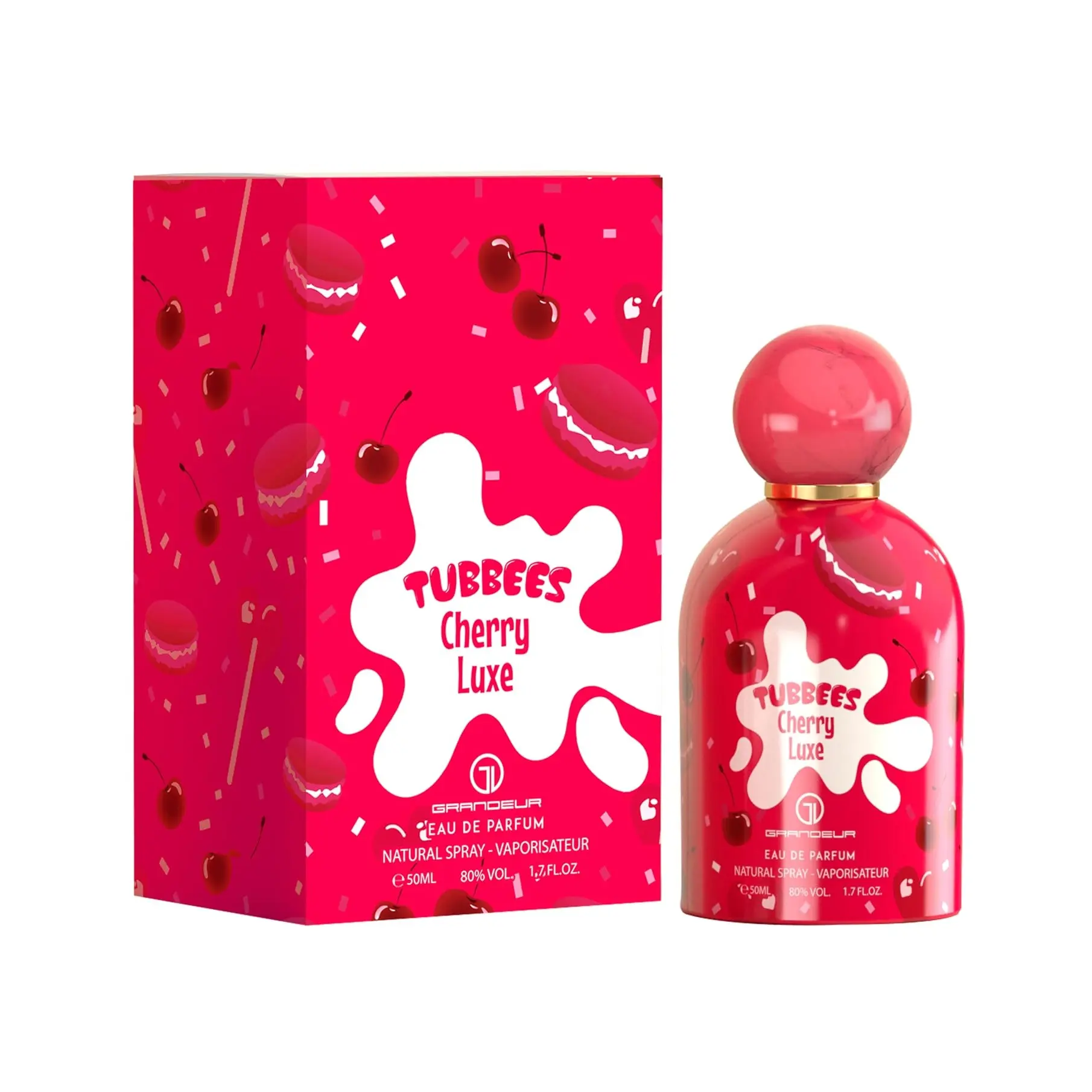 Tubbees Cherry Luxe 50ml 1.7FL.OZ Eau de Parfum Natural Spray