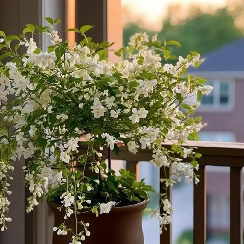100 Climbing Jasmine Flower Seeds Fragrant Plant for Planting Garden Home All Seasons Silver Jasmine Garden Balcony Non-GMO 800 PCS Tricolor Hosta Seeds Red Blue White Variegated Leaves for Bold Garden Accents