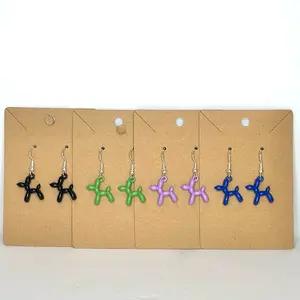 Balloon Dog Earrings