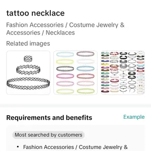 Tattoo Necklace for Women - Fashion Accessory
