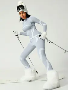 Women's Quick-Dry Ski Jacket Set, Warm Autumn Winter Sports Wear, Sports Clothing, Ideal for Snowboarding Cycling Fitness Activities