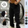 【Black Friday】GILIPUR Y2K Women's Solid Multiple Pockets Cargo Pants, Casual Comfy Trousers, Comfort Streetwear Trousers for Daily Wear, Going Out Bottoms, Autumn and Winter Women's Baggy Clothing, All Season Trousers