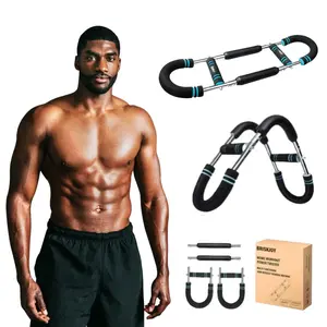 Twister Arm Exerciser, Adjustable Hydraulic Power Arm Trainer – Chest Expander & Twister Workout Bar for Men’s Home Fitness