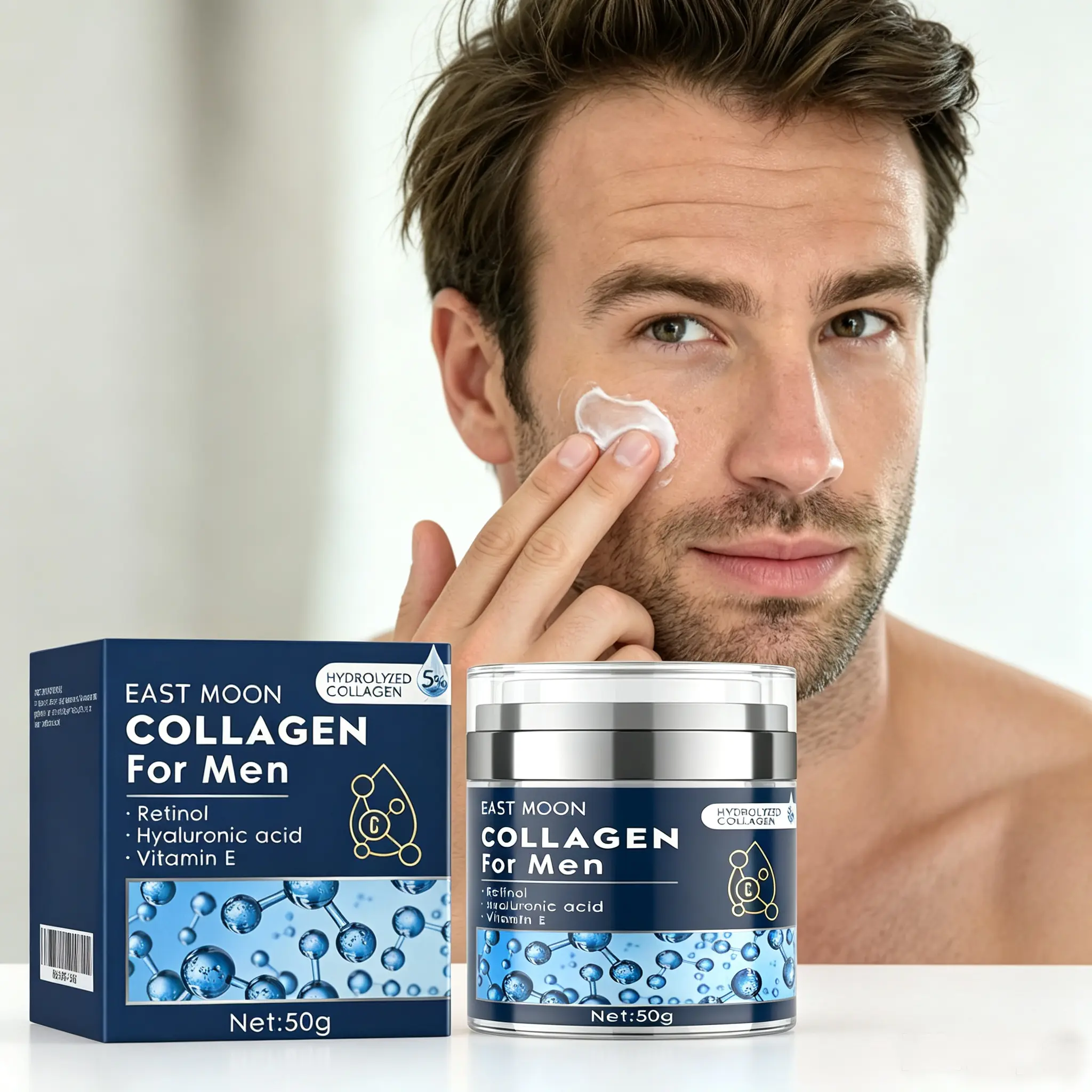 Men’s Anti Aging Face Cream | Hydrating Firming Moisturizer | Men’s Facial Skin Care Cream for Smooth & Youthful-Looking Skin/Men’s Face Cream / Men’s Moisturizer / Anti Aging Cream / Hydrating Face Cream / Firming Cream / Men’s Skincare