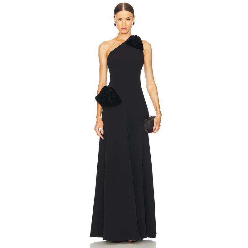 Lovers and Friends Coen Gown in Black